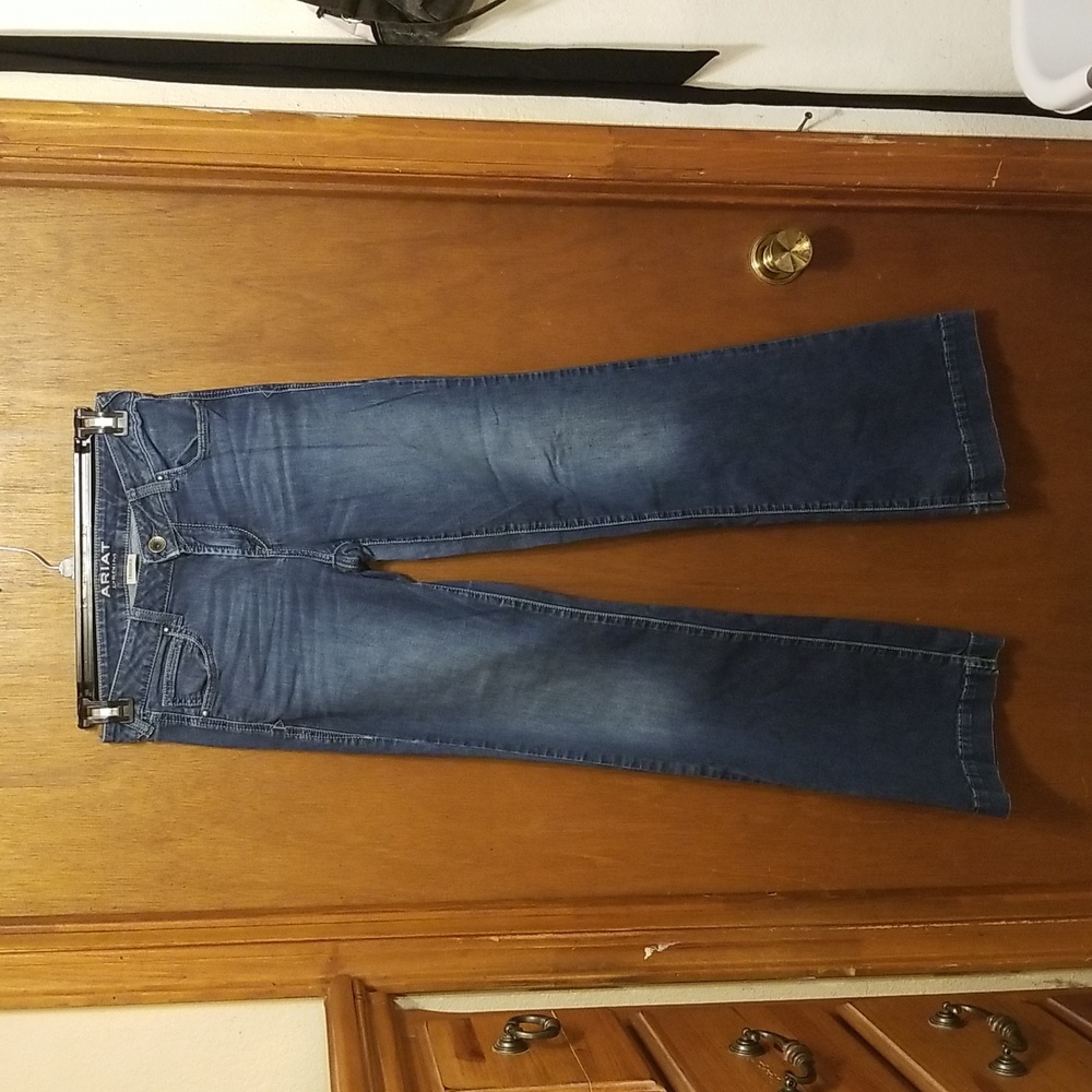 Ariat soft denim trousers. Regular length, size 29, darker wash